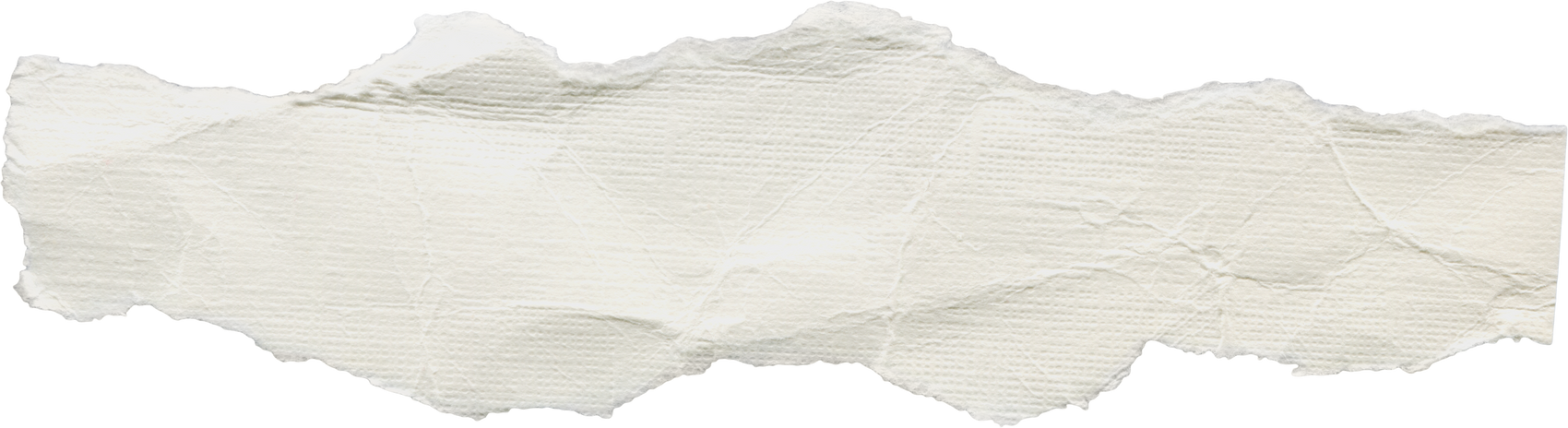 Scrap of Crumpled White Paper